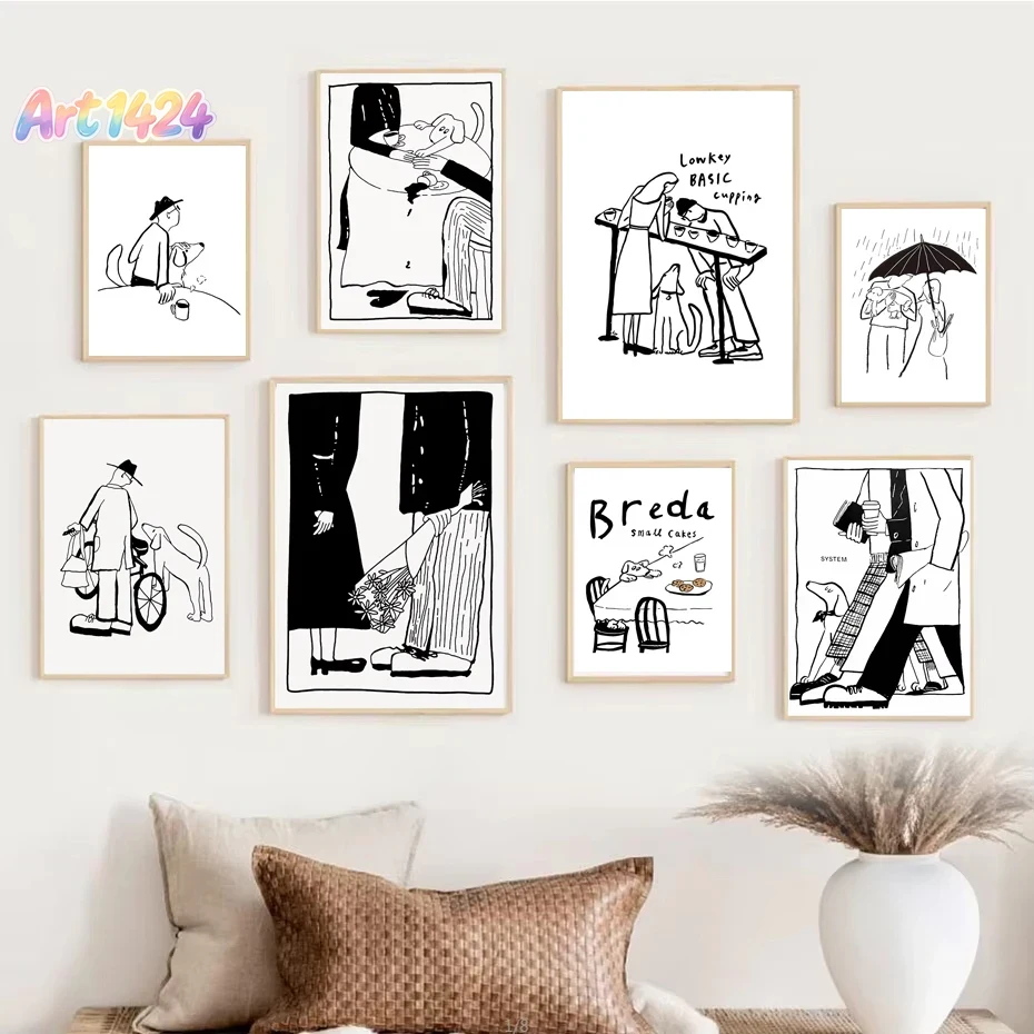 Korean Arts And Lifestyle - Póster de Arte Minimalista Escandinavo, Ilustración
