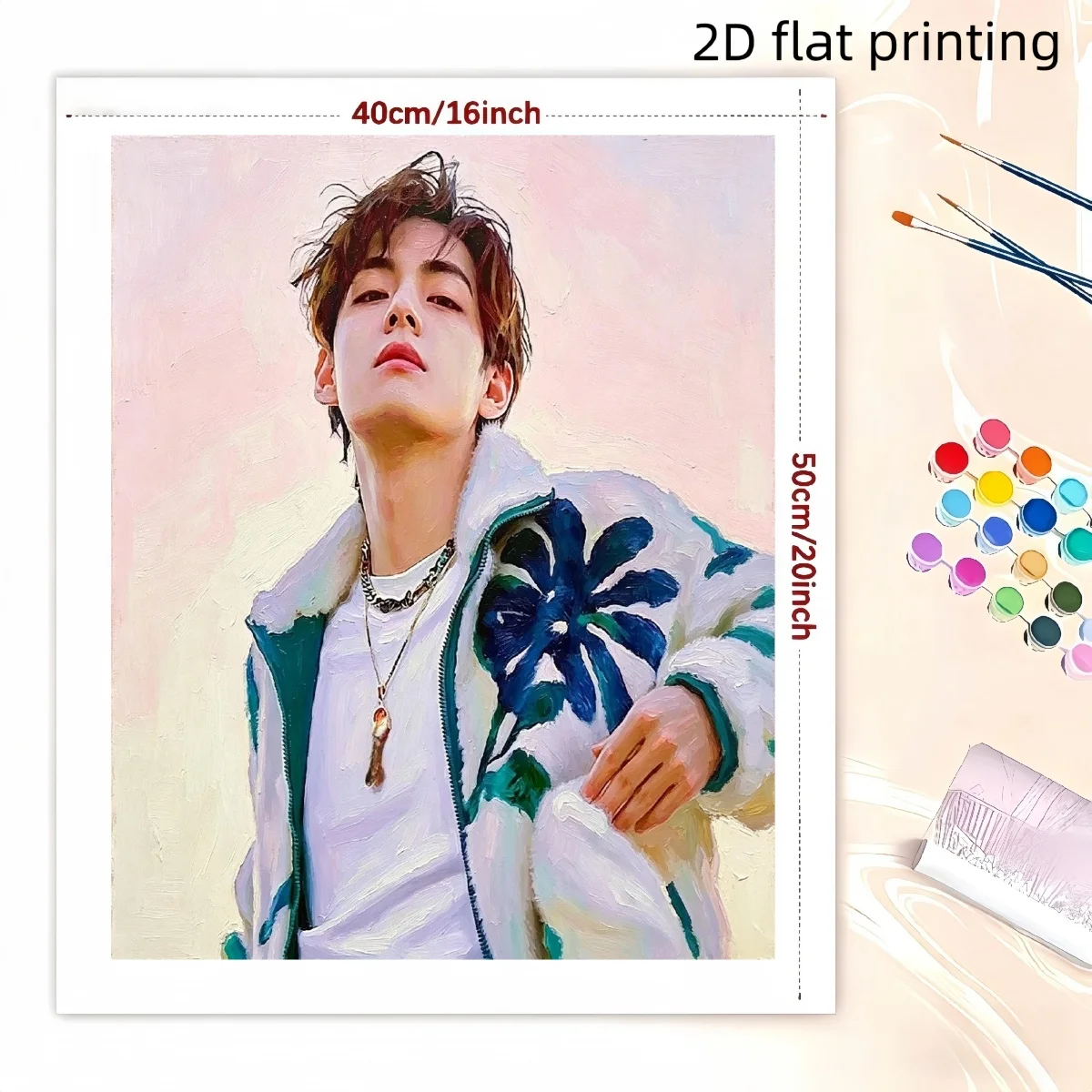 Kit de pintura por números de  - Korean Arts And Lifestyle reseña y precio